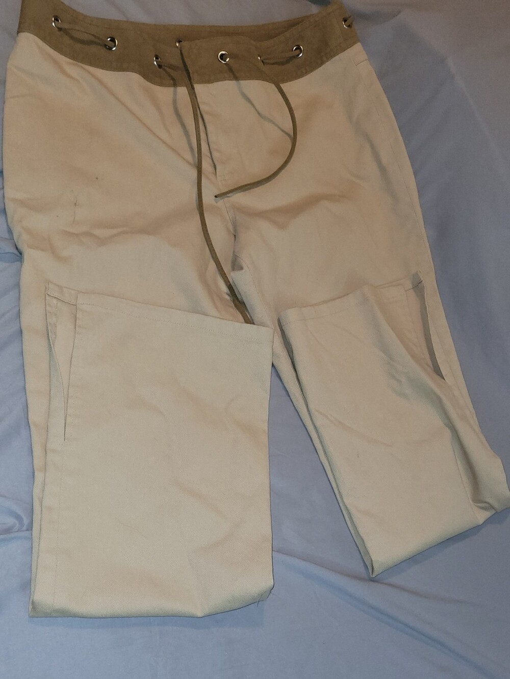 Womens Beige Bottoms Size 14